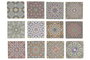 DKD Home Decor Posavasos Mandala Surtido de 12 Unidades