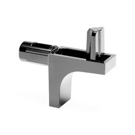 ITALIANA FERRAMENTA Soporte Estante Madera K-Line Acabado Níquel Oscuro