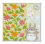 Semic Studio Mini Toalla de Mano/Baño Totorro Gris con Motivo Jardín de Flores - 25 x 25 cm - Mi Vecino Totoro