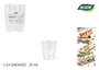 Algon Set 24 Vasos Chupito PS 30 ml Transparente Ø4 cm (24 Unidades)