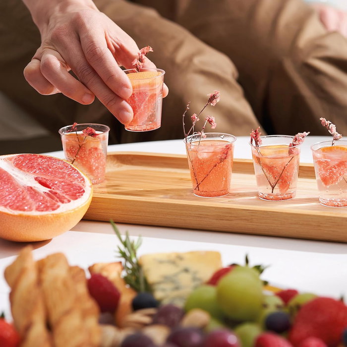 Algon Set 24 Vasos Chupito PS 30 ml Transparente Ø4 cm (24 Unidades)