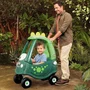 Little Tikes Cozy Coupe Dino - Coche Infantil con Puertas, Bocina y Piso Desmontables - Juguete para Niños a Partir de 18 Meses