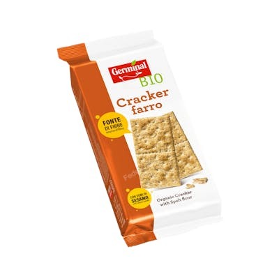 Germinal Bio Crackers de Espelta y Sésamo Con Gluten Germinal Bio Crackers de Espelta y Sésamo Con Gluten