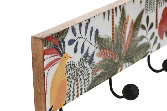 DKD Home Decor Perchero Pared Tropical Verde Naranja Mango Metal 5 x 16 x 38 cm (2 Unidades) DKD Home Decor Perchero Pared Tropical Verde Naranja Mango Metal 5 x 16 x 38 cm (2 Unidades)