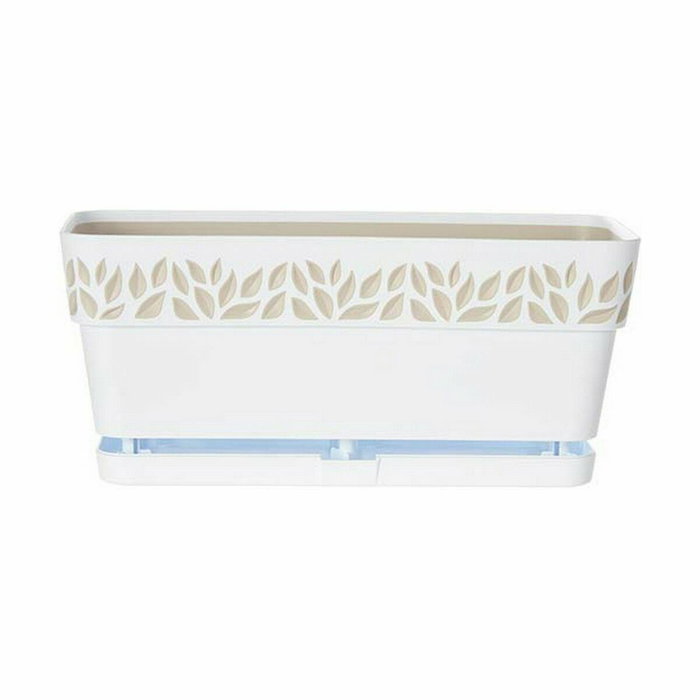 Jardinera Stefanplast Cloe Blanco Plástico 13,3 x 12,3 x 29,3 cm (12 Unidades)