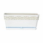 Jardinera Stefanplast Cloe Blanco Plástico 13,3 x 12,3 x 29,3 cm (12 Unidades)