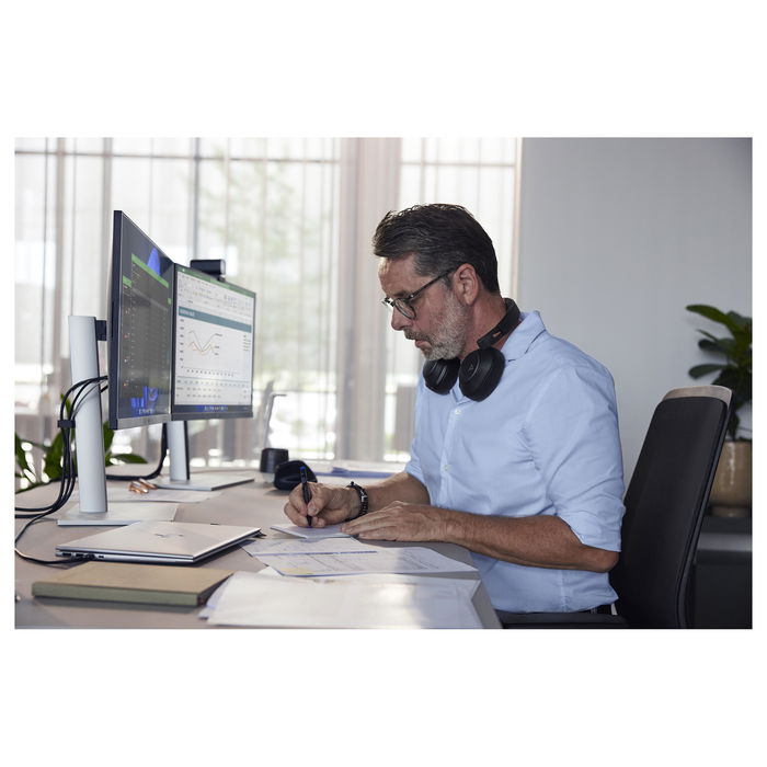 Plantronics/Poly Headset Voyager Surround 80-M UC Auriculares con Sonido Surround y Cancelación de Ruido, Referencia 8G7U0AA - Negro