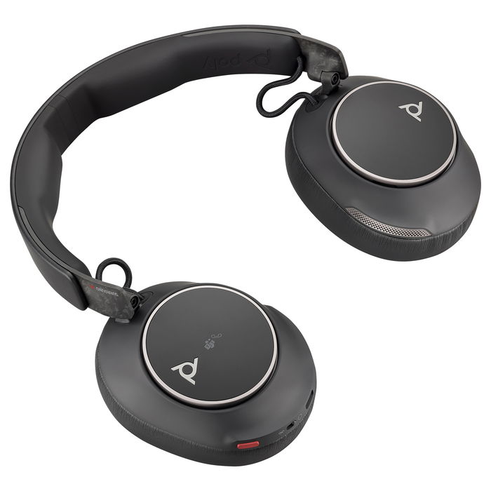 Plantronics/Poly Headset Voyager Surround 80-M UC Auriculares con Sonido Surround y Cancelación de Ruido, Referencia 8G7U0AA - Negro