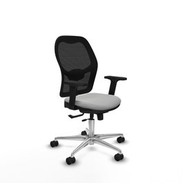 PIQUERAS Y CRESPO Silla de oficina Jorquera Gris claro/Negro