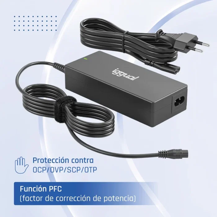 Iggual Cargador Universal CUA-C-12T-90W 90W Iggual Cargador Universal CUA-C-12T-90W 90W