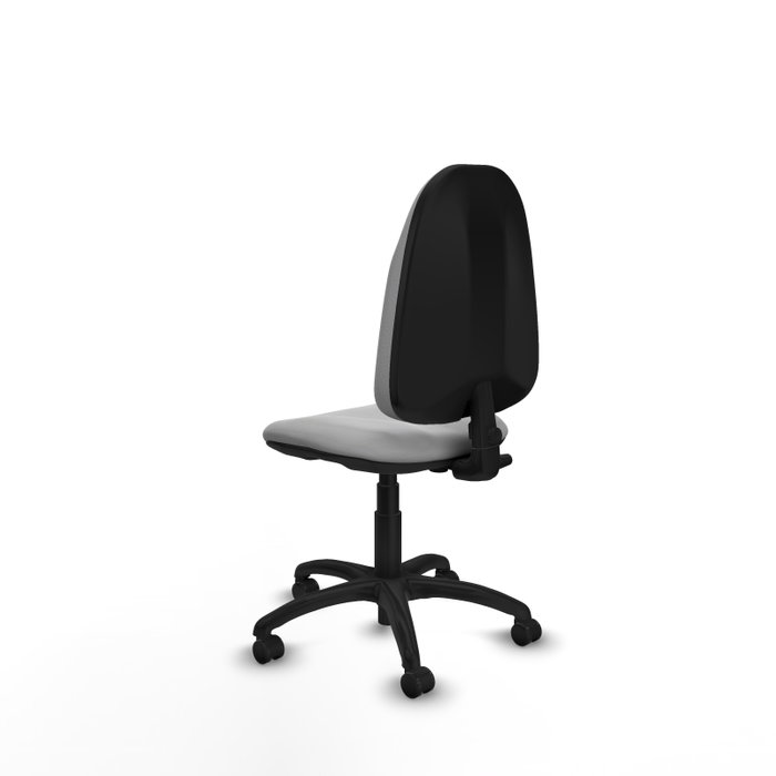 PIQUERAS Y CRESPO Silla de oficina Algarra, Similpiel Gris claro, Sin brazos