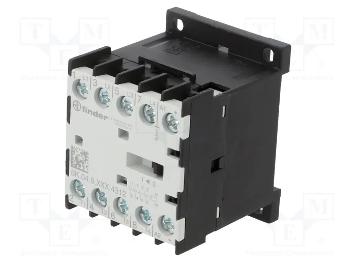 FINDER Contactor 4-polar 24VDC 12A Serie 6K FINDER Contactor 4-polar 24VDC 12A Serie 6K