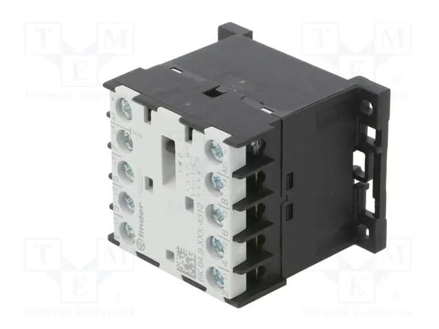 FINDER Contactor 4-polar 24VDC 12A Serie 6K FINDER Contactor 4-polar 24VDC 12A Serie 6K