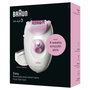 Braun Silk-épil 3 3-031 Blanco/Lila con cable y 3 accesorios