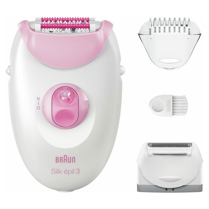 Braun Epilator Silk-épil 3-031/224963 para Mujer - Color Rosa