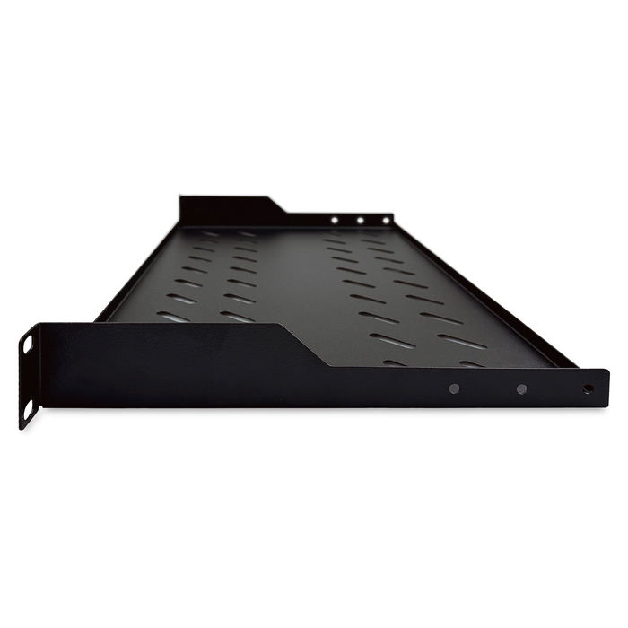 Digitus Fachboden 1HE Estante para Rack 483mm (19") 1U Negro hasta 15kg 483x250x44mm