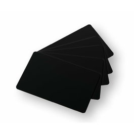 EVOLIS Tarjeta Negra Mate PVC - 5 paquetes de 100 uds.
