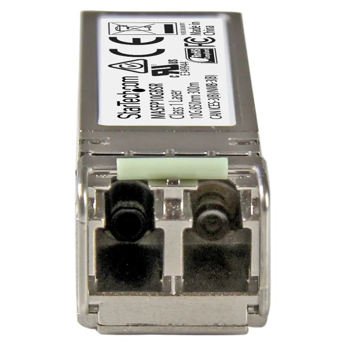 Startech MASFP10GBSR Módulo Transceptor SFP+ Fibra Óptica 10GbE - 10GBASE-SR Compatible con Cisco Meraki MA-SFP-10GB-SR Multimodo LC 850nm 300m