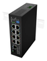 Lanberg ILFE-8P-1GE-1S-120 Switch No Administrado PoE 1U Negro