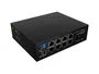 LANBERG Switch Industrial PoE 4xBT 4xAT SFP/ETH DIN
