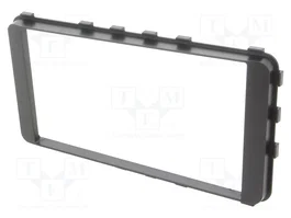 ACV Bastidor de montaje de radio para Toyota Yaris (XP9) 2006-2011, 2 DIN, Negro