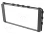 ACV Bastidor de montaje de radio para Toyota Yaris (XP9) 2006-2011, 2 DIN, Negro