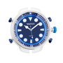 Watxandco RWA5701 Reloj de Pulsera Unisex con Esfera Azul