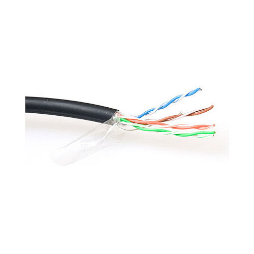 ACT Cable Ethernet CAT5E F/UTP LSZH stranded 100 m negro ACT Cable Ethernet CAT5E F/UTP LSZH stranded 100 m negro
