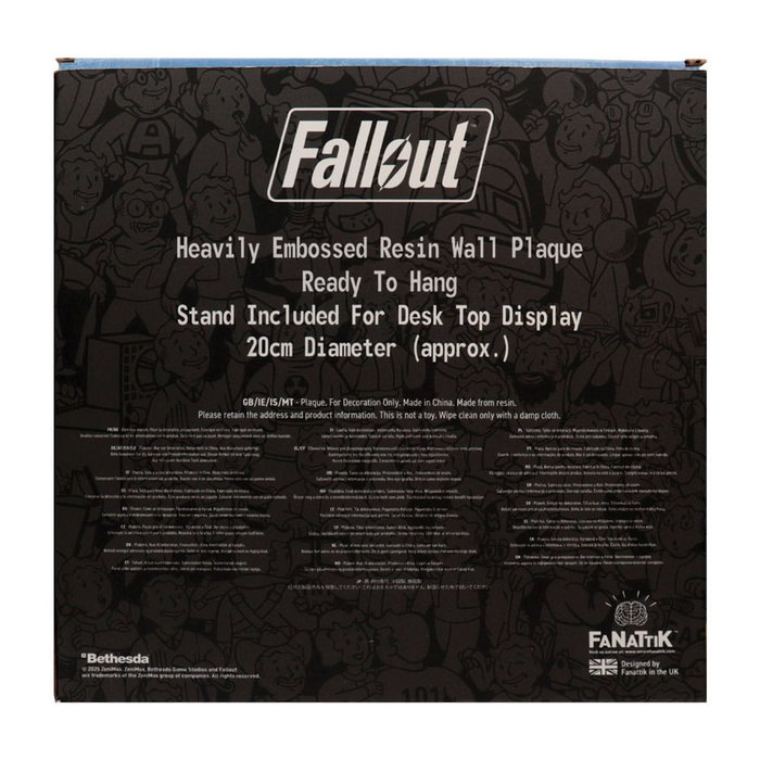 Fallout Placa de resina Vault Boy