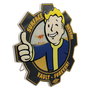 Fallout Placa de resina Vault Boy