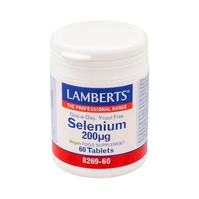 Lamberts Selenio 200 µg (L-Selenometionina) 60 tabletas