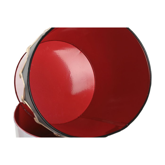 DKD Home Decor Set de 2 Cajas Metálicas Surtidas Rojo y Blanco DKD Home Decor Set de 2 Cajas Metálicas Surtidas Rojo y Blanco