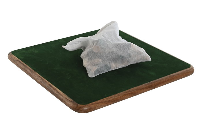 DKD Home Decor Juego de Ajedrez Marron 36 x 36 x 2 cm de Acacia y Arce