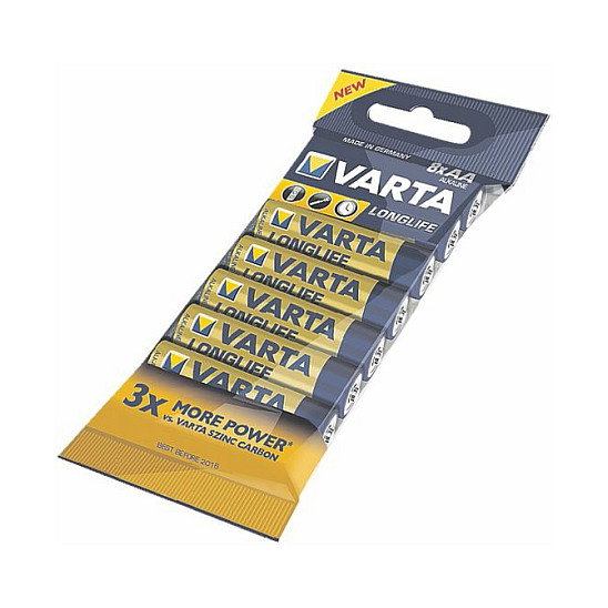 Varta Longlife AA LR 6 1,5 V pack de 8