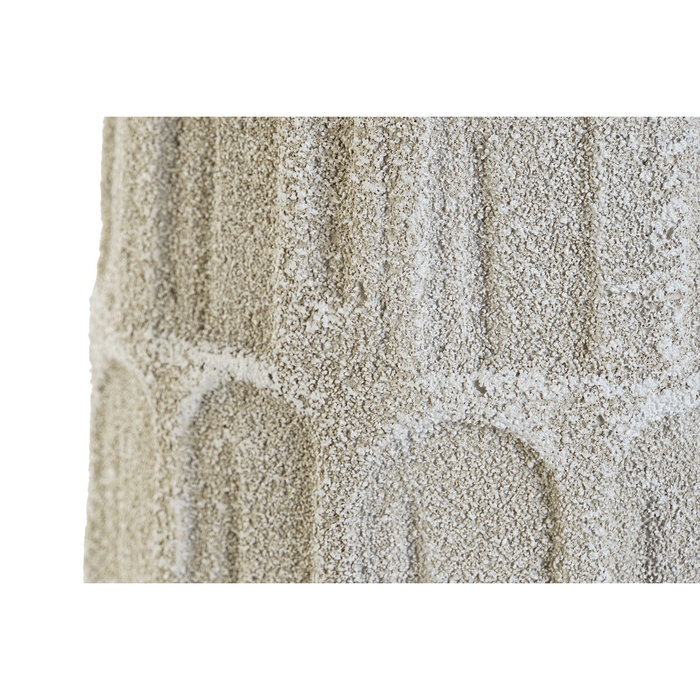 DKD Home Decor Jarrón de Resina Rugoso Blanco 18x18x52 cm DKD Home Decor Jarrón de Resina Rugoso Blanco 18x18x52 cm