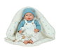 Muñecas Arias Muñeca Reborn 40 cm Cairo Azul con Manta