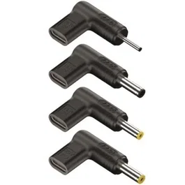 Acer BUD-AC Pack de 4 Clavijas de Alimentación USB Tipo-C para Portátil (3.0x1.1mm, 5.5x2.1mm, 5.5x2.5mm, 5.5x1.7mm)