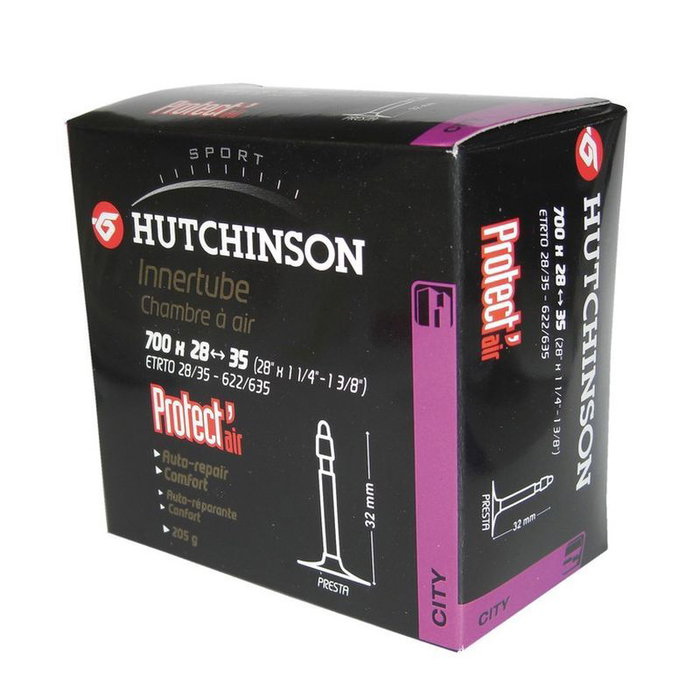 Hutchinson Cámara Antipinchazos 28" 700x28/35 Válvula Presta 48 mm Hutchinson Cámara Antipinchazos 28" 700x28/35 Válvula Presta 48 mm