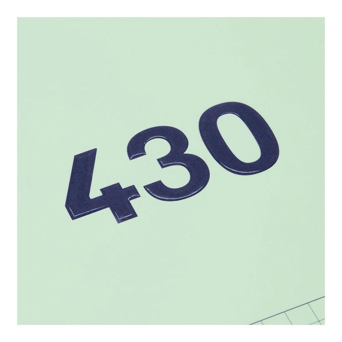 Milán Cuaderno Colección 430 since 1918 A4 con Espiral Cuadriculado 5x5 mm Verde 80 Hojas Tapa Dura Papel 95 gr/m²