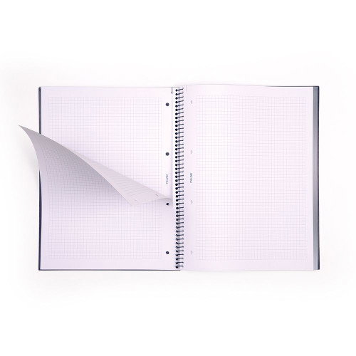 Milán Cuaderno A4 con Espiral Metálica, Tapa Dura y 80 Hojas Cuadriculadas Verde Milán Cuaderno A4 con Espiral Metálica, Tapa Dura y 80 Hojas Cuadriculadas Verde