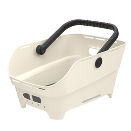 Basil Cesta Trasera Cento Neo - MIK 2.0 - Portaequipajes - 21L Sintético Reciclado - Bicicletas Urbanas y Eléctricas