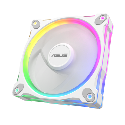 ASUS Prime MR120 ARGB Ventilador de Carcasa Blanco 120 mm PWM