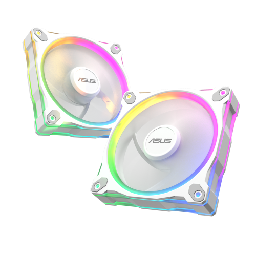 ASUS Prime MR120 ARGB Ventilador de Carcasa Blanco 120 mm PWM