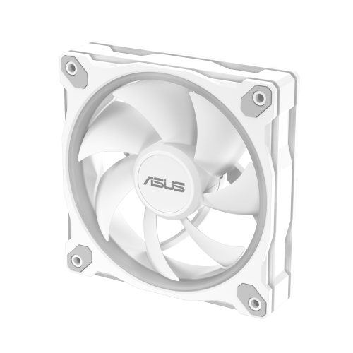 ASUS Prime MR120 ARGB Ventilador de Carcasa Blanco 120 mm PWM