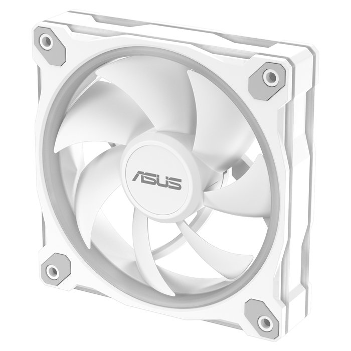 ASUS PRIME MR120 ARGB Ventilador para PC 120mm Blanco, 1600 RPM, PWM, 58 CFM, 21 dB