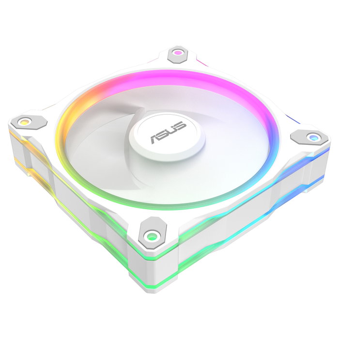 ASUS PRIME MR120 ARGB Ventilador para PC 120mm Blanco, 1600 RPM, PWM, 58 CFM, 21 dB
