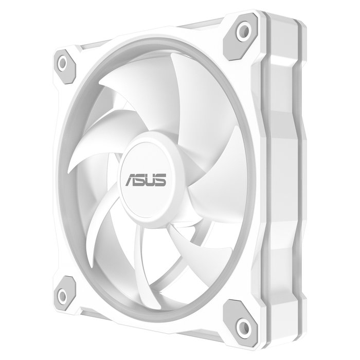 ASUS PRIME MR120 ARGB Ventilador para PC 120mm Blanco, 1600 RPM, PWM, 58 CFM, 21 dB