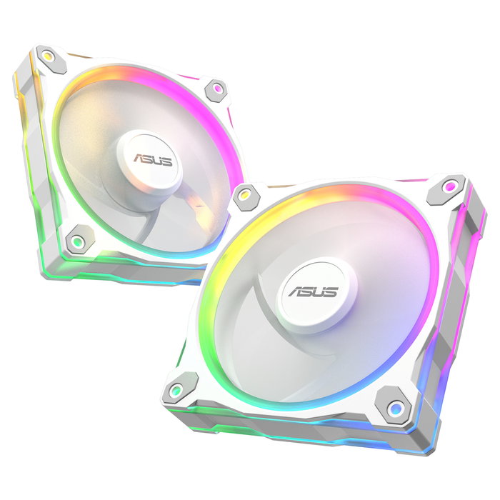 ASUS PRIME MR120 ARGB Ventilador para PC 120mm Blanco, 1600 RPM, PWM, 58 CFM, 21 dB