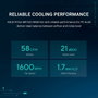 ASUS Prime MR120 ARGB Ventilador de Carcasa Blanco 120 mm PWM
