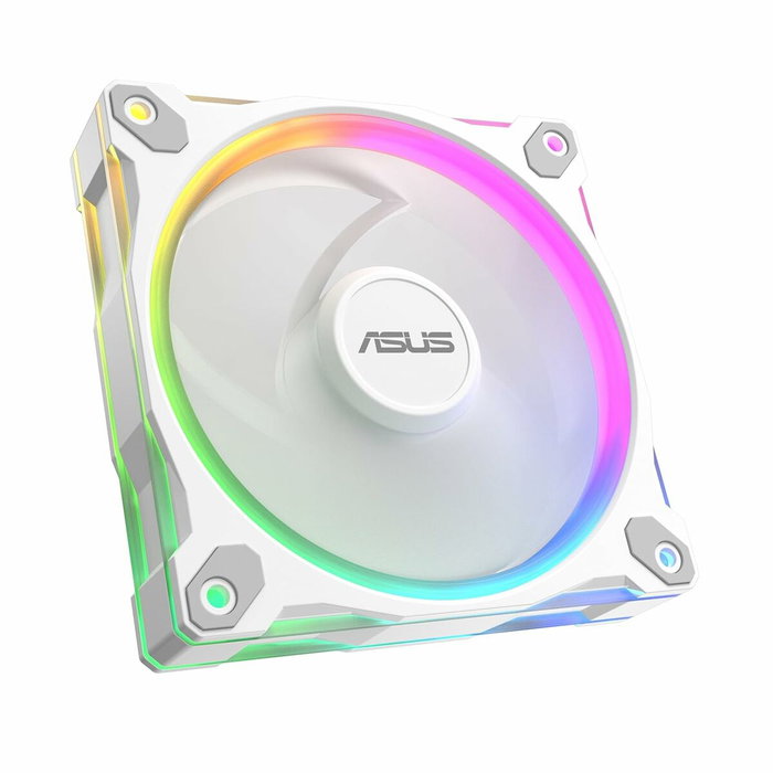 ASUS Prime MR120 ARGB Ventilador de Carcasa Blanco 120 mm PWM